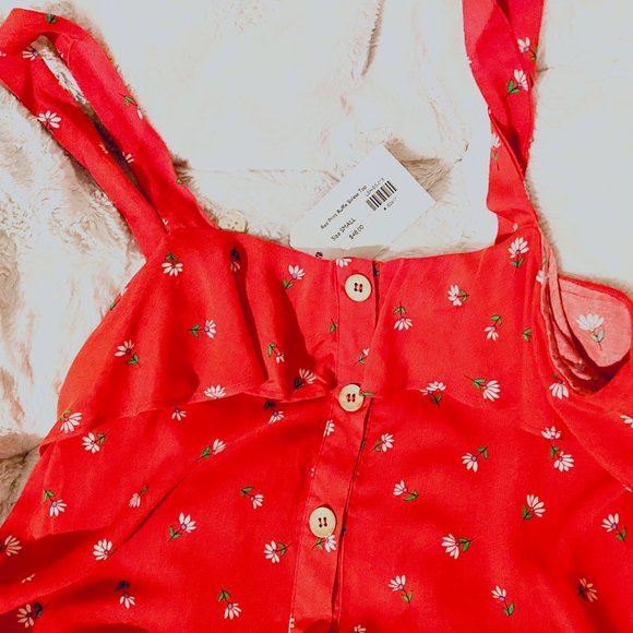 NWT Lush Ruffle Top - Picture 4 of 7